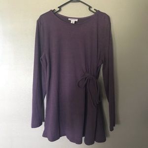 Motherhood Maternity Side Tie Maternity Sweater